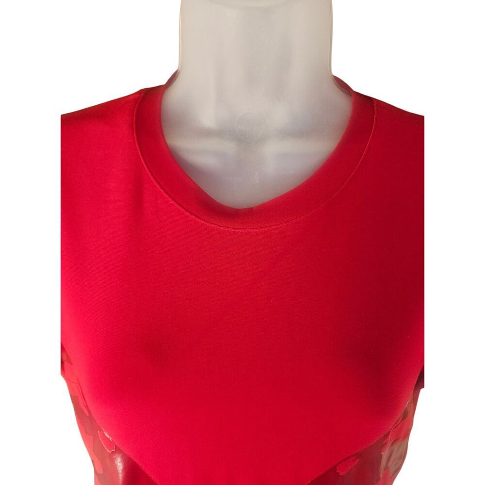 Naomi Kamali‎ Vintage Red Butterfly Top Sz M Stretchy NWOT - Picture 6 of 10